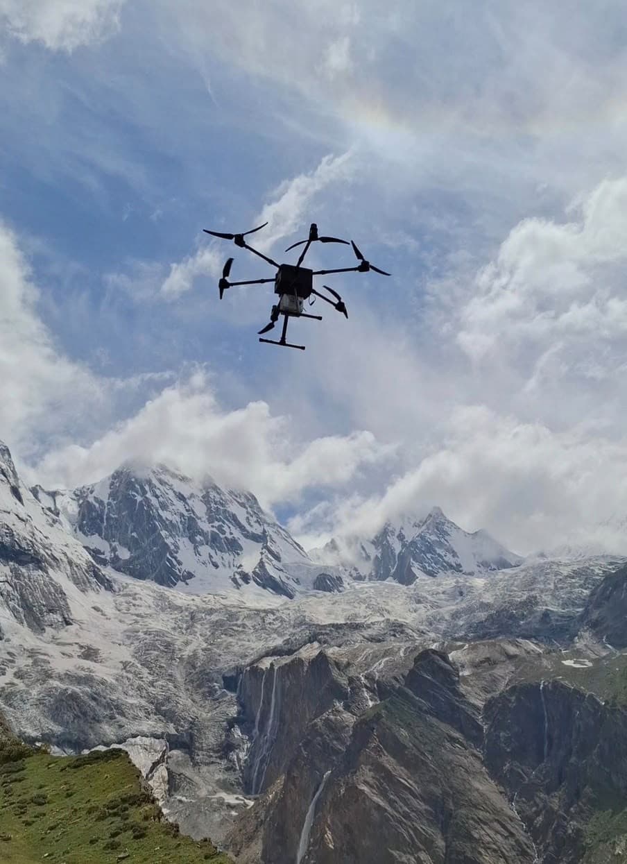 Drone in flight